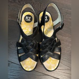 Fly London Rini Black Sandals 41 (10)
